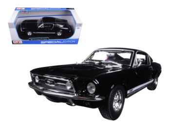 1967 Ford Mustang GTA Fastback Black \Special Edition\ 1/18 Diecast Model Car by Maisto