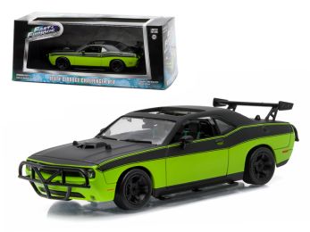 Letty\'s 2014 Dodge Challenger SRT-8 \Fast and Furious-Fast 7\" Movie (2014) 1/43 Diecast Model Car by Greenlight"""