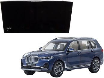 BMW X7 with Sunroof Phytonic Blue Metallic 1/18 Diecast Model Car by Kyosho