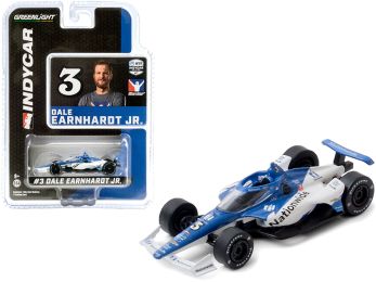Dallara IndyCar #3 Dale Earnhardt Jr. \Nationwide\ JR Motorsports \NTT IndyCar Series iRacing\ (2020) 1/64 Diecast Model Car by Greenlight