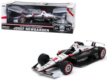 Dallara Indy Car #2 Josef Newgarden \Hitachi\ Team Penske NTT IndyCar Series Champion (2019) 1/18 Diecast Model Car by Greenlight