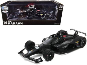 Dallara IndyCar #14 Tony Kanaan \Big Machine Vodka\ A.J. Foyt Enterprises \NTT IndyCar Series\ (2020) 1/18 Diecast Model Car by Greenlight