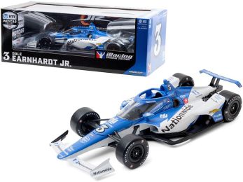 Dallara IndyCar #3 Dale Earnhardt Jr. \Nationwide\ JR Motorsports \NTT IndyCar Series iRacing\ (2020) 1/18 Diecast Model Car by Greenlight