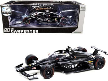 Dallara IndyCar #20 Ed Carpenter \United States Space Force\ (USSF) \NTT IndyCar Series\ (2020) 1/18 Diecast Model Car by Greenlight