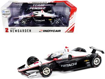 Dallara IndyCar #2 Josef Newgarden \Hitachi\ Team Penske \NTT IndyCar Series\ (2021) 1/18 Diecast Model Car by Greenlight