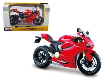 Ducati 1199 Panigale Red 1/12 Motorcycle by Maisto