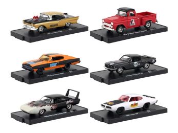 Drivers 6 Cars Set Release 54 in Blister Packs 1/64 Diecast Model Cars by M2 Machines