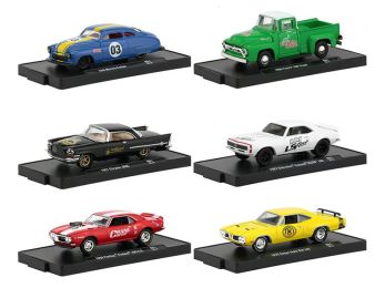 Drivers 6 Cars Set Release 61 in Blister Packs 1/64 Diecast Model Cars by M2 Machines