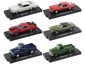 \Drivers\" Set of 6 pieces in Blister Packs Release 71 Limited Edition to 8000 pieces Worldwide 1/64 Diecast Model Cars by M2 Machines"""