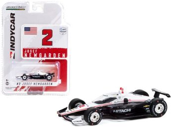 Dallara IndyCar #2 Josef Newgarden \Hitachi\ Team Penske \NTT IndyCar Series\ (2021) 1/64 Diecast Model Car by Greenlight