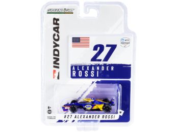 Dallara IndyCar #27 Alexander Rossi \NAPA Auto Parts\ Andretti Autosport \NTT IndyCar Series\ (2021) 1/64 Diecast Model Car by Greenlight