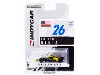 Dallara IndyCar #26 Colton Herta \Gainbridge\ Andretti Autosport \NTT IndyCar Series\ (2021) 1/64 Diecast Model Car by Greenlight