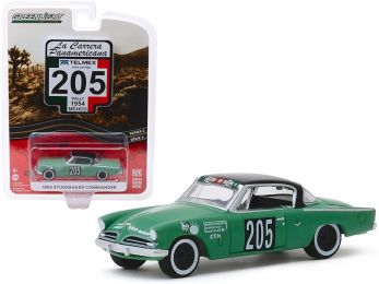 1953 Studebaker Commander #205 \Mexico\" (Rally Mexico 1954) \""La Carrera Panamericana\"" Series 2 1/64 Diecast Model Car by Greenlight"""