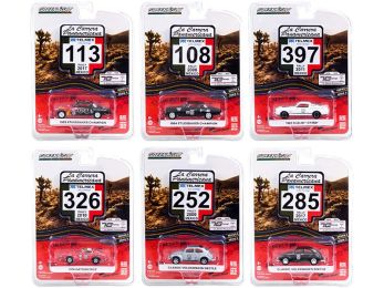 \La Carrera Panamericana\" 70 Years Anniversary (1950-2020) Set of 6 pieces Series 3 1/64 Diecast Model Cars by Greenlight"""