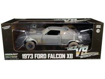1973 Ford Falcon XB RHD (Right Hand Drive) (Weathered Version) \Last of the V8 Interceptors\" (1979) Movie 1/18 Diecast Model Car by Greenlight"""