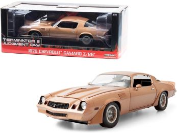 1979 Chevrolet Camaro Z/28 Gold \Terminator 2: Judgment Day\" (1991) Movie 1/18 Diecast Model Car by Greenlight"""
