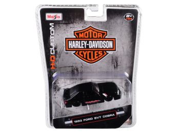 1993 Ford SVT Cobra Black \Harley Davidson\" 1/64 Diecast Model Car by Maisto"""