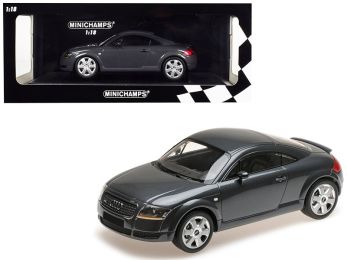 1998 Audi TT Coupe Metallic Gray Limited Edition to 300 pieces Worldwide 1/18 Diecast Model Car by Minichamps