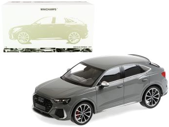 2019 Audi RS Q3 Sportback Gray Limited Edition to 240 pieces Worldwide 1/18 Diecast Model Car by Minichamps