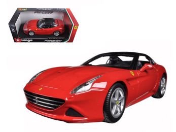 Ferrari California T (closed top) Red 1/18 Diecast Model Car by Bburago