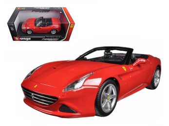 Ferrari California T (open top) Red 1/18 Diecast Model Car by Bburago