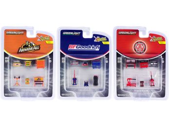 Shop Tool Accessories Set of 3 Multipacks Series 4 1/64 Models by Greenlight