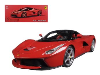 Ferrari LaFerrari F70 Red with Black Top \Signature Series\" 1/18 Diecast Model Car by Bburago"""