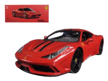 Ferrari 458 Red Speciale Signature Series 1/18 Diecast Model Car by Bburago