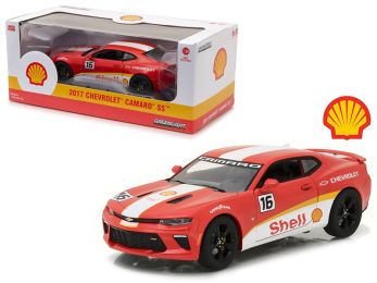 2017 Chevrolet Camaro SS Shell Oil Racing 1/24 Diecast Model Car by Greenlight