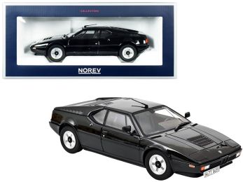 1980 BMW M1 Black 1/18 Diecast Model Car by Norev