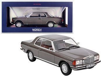 1980 Mercedes Benz 280 CE Anthracite Gray Metallic 1/18 Diecast Model Car by Norev