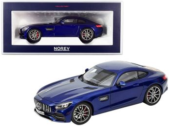 2019 Mercedes Benz AMG GT S Dark Blue Metallic 1/18 Diecast Model Car by Norev