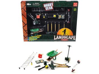 \Landscape Service\" Accessories Set for 1/24 Scale Models by Phoenix Toys"""