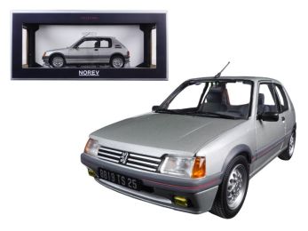 1988 Peugeot 205 Gti 1.6 Futura Grey 1/18 Diecast Model Car by Norev