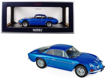 1971 Renault Alpine A110 1600S Metallic Blue 1/18 Diecast Model Car by Norev