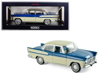 1960 Simca Vedette Chambord Tropic Green and China Ivory 1/18 Diecast Model Car by Norev