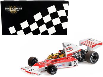 McLaren Ford M23 #5 Emerson Fittipaldi \Texaco\" World Champion (1974) \""World Champions Collection\"" 1/18 Diecast Model Car by Minichamps"""