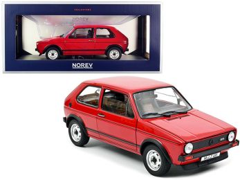 1976 Volkswagen Golf GTI Red with Black Stripes 1/18 Diecast Model Car by Norev