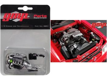 Ford 5.0 Engine and Transmission Replica from \1992 Ford Mustang LX\" 1/18 Model by GMP"""