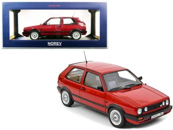 1990 Volkswagen Golf GTI Red Metallic 1/18 Diecast Model Car by Norev