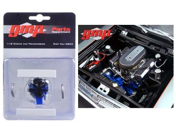 Engine and Transmission Replica Hubert Platt \Georgia Shaker\" 1967 Ford Fairlane 427R 1/18 Model by GMP"""