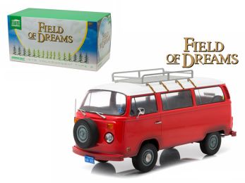 1973 Volkswagen Type 2 Bus (T2B) \Field of Dreams\" Movie (1989) 1/18 Diecast Model by Greenlight"""