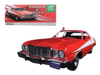 1976 Ford Gran Torino \Starsky and Hutch\" (TV Series 1975-79) 1/18 Diecast Model Car by Greenlight"""
