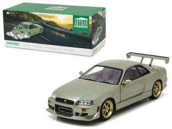 1999 Nissan Skyline GT-R (R34) Millennium Jade 1/18 Diecast Model Car  by Greenlight