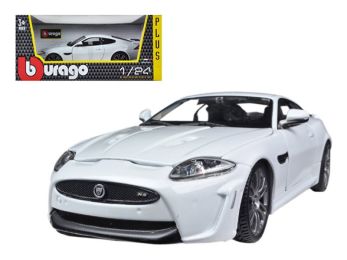 Jaguar XKR-S White 1/24 Diecast Car Model by Bburago