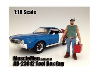 Musclemen \Tool Box Guy\" Figure For 1:18 Scale Models by American Diorama"""