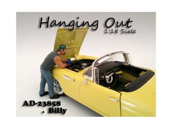 \Hanging Out\" Billy Figure For 1:18 Scale Models by American Diorama"""