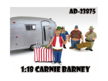 Carnie Barney \Trailer Park\" Figure For 1:18 Diecast Model Cars by American Diorama"""