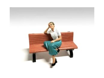 Kristan Sitting Figurine for 1/18 Scale Models by American Diorama