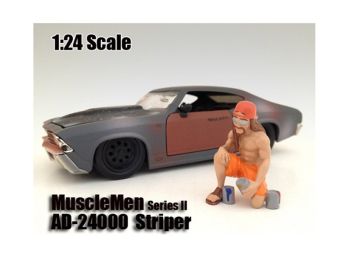 Musclemen \Striper\" Figure For 1:24 Scale Models by American Diorama"""